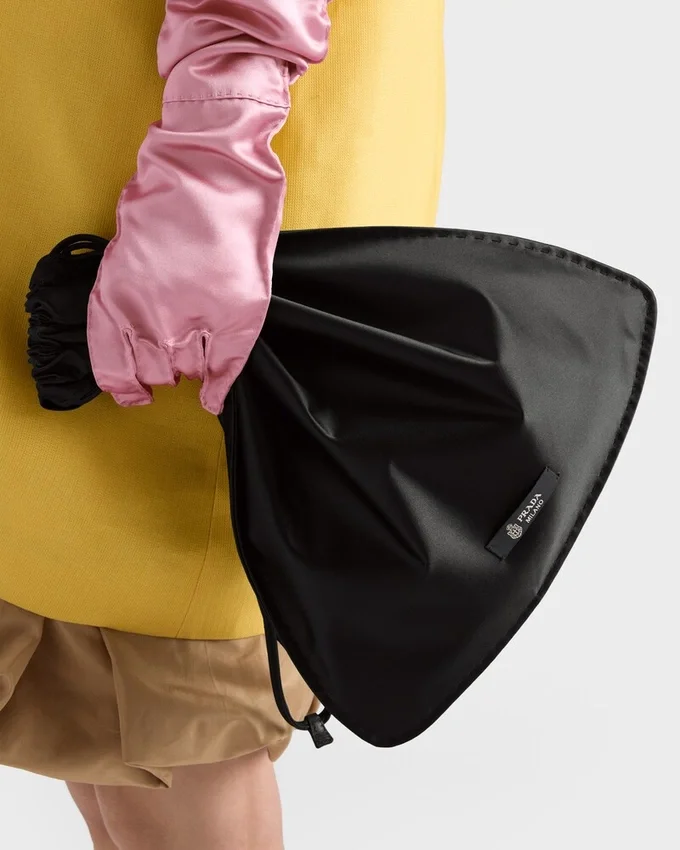 Pungă Prada Wish din mătase Duchesse Pungă Prada Wish din mătase Duchesse