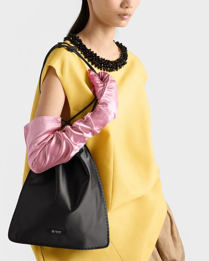 Pungă Prada Wish din mătase Duchesse Pungă Prada Wish din mătase Duchesse