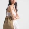 Pungă Prada Wish din piele de căprioară Pungă Prada Wish din piele de căprioară