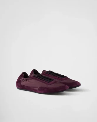 Adidași din Re-Nylon și piele de căprioară