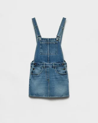 Rochie mini salopetă din denim Rochie mini salopetă din denim