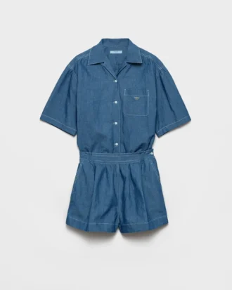 Salopetă din chambray Salopetă din chambray