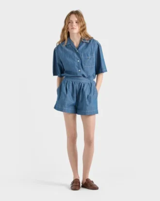 Salopetă din chambray Salopetă din chambray