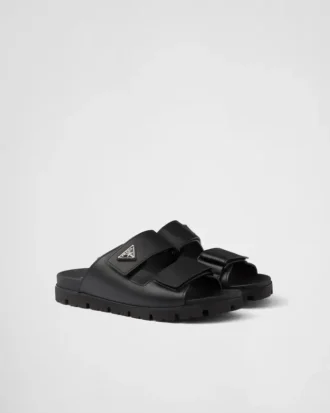 Sandale cu curele din piele