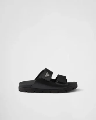 Sandale cu curele din piele