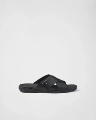 Sandale din piele cu design încrucișat