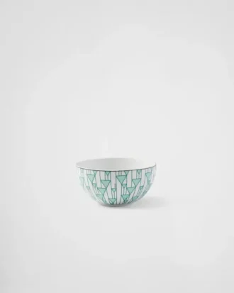 Set de două boluri de supă din porțelan – Vienna Green