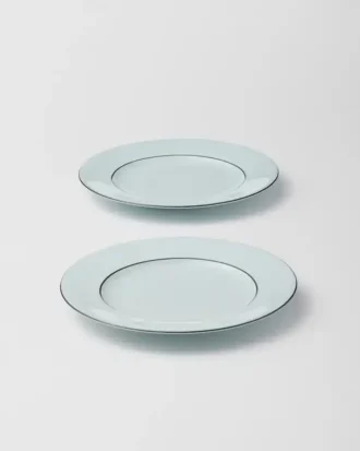 Set de două farfurii de pâine din porțelan – Celadon