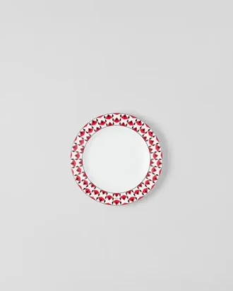 Set de două farfurii de porțelan – Vienna Red