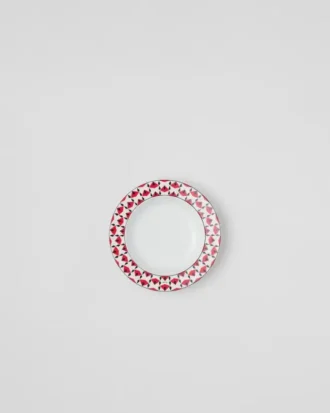 Set de două farfurii de supă din porțelan – Vienna Red