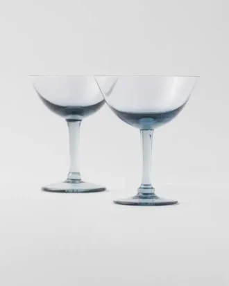 Set de două pahare de șampanie din cristal – New York