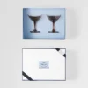 Set de două pahare de șampanie din cristal – New York