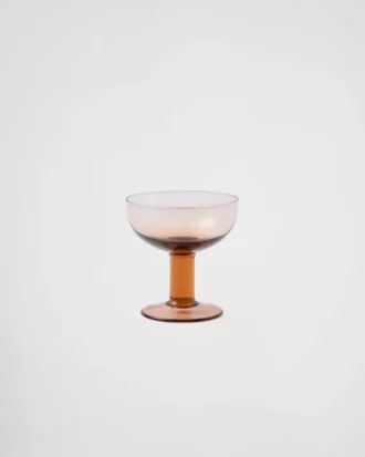 Set de două pahare de șampanie din cristal – Plinth