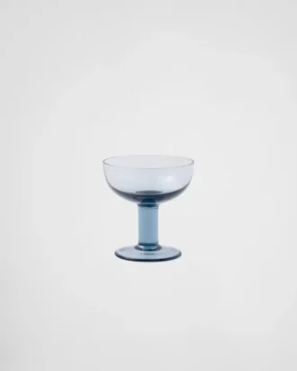 Set de două pahare de șampanie din cristal – Plinth
