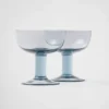 Set de două pahare de șampanie din cristal – Plinth Set de două pahare de șampanie din cristal – Plinth