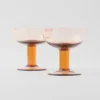 Set de două pahare de șampanie din cristal – Plinth Set de două pahare de șampanie din cristal – Plinth
