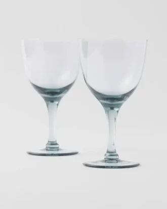 Set de două pahare de apă din cristal – New York