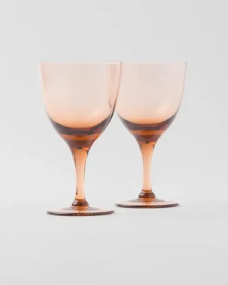 Set de două pahare de apă din cristal – New York
