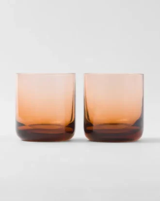 Set de două pahare de cristal – Plinth