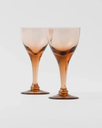 Set de două pahare de lichior din cristal – New York