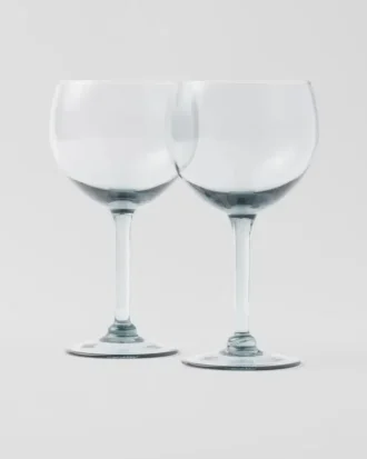 Set de două pahare de vin din cristal – New York