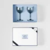 Set de două pahare de vin din cristal – New York