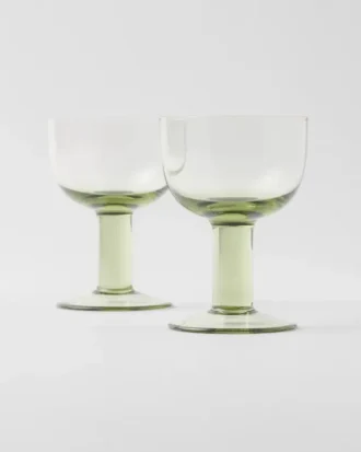 Set de două pahare de vin roșu din cristal – Plinth