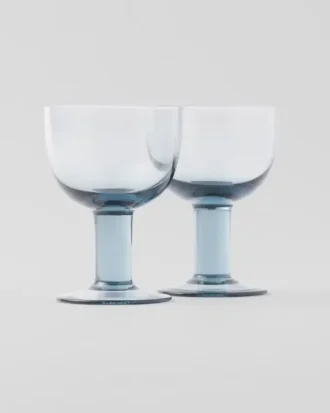Set de două pahare de vin roșu din cristal – Plinth