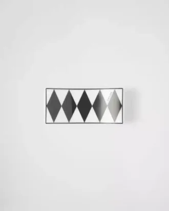 Set de două suporturi pentru bețișoare din porțelan – Checkerboard