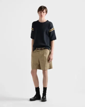 Tricou din bumbac brodat