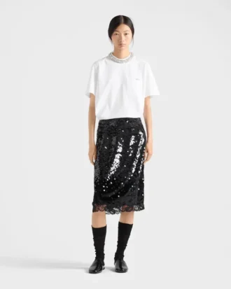 Tricou din jersey brodat Tricou din jersey brodat
