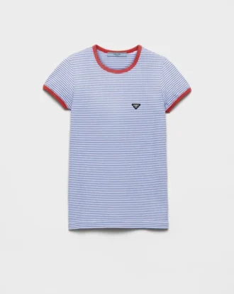 Tricou din jersey cu dungi