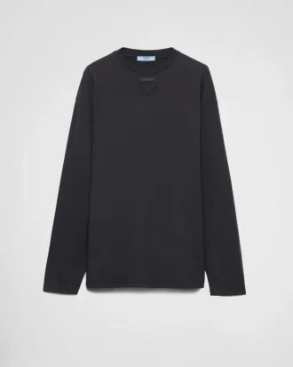 Tricou din jersey cu mâneci lungi
