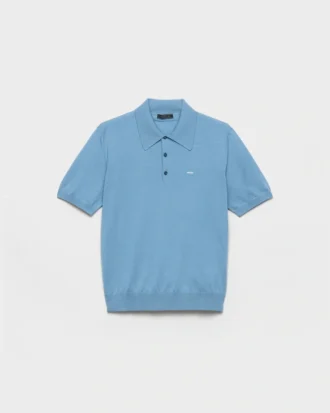 Tricou polo din lână superfină