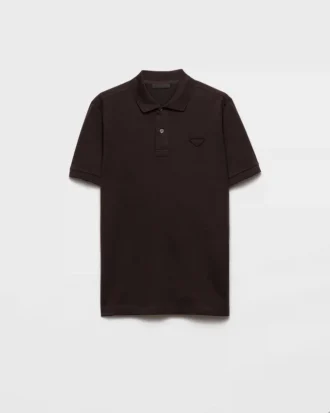 Tricou polo din piqué