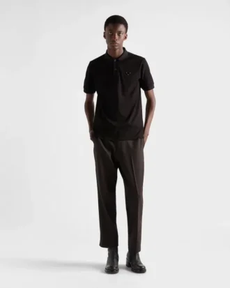 Tricou polo din piqué
