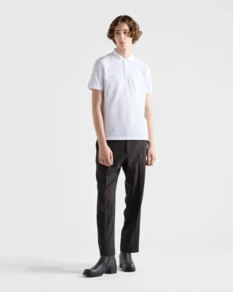 Tricou polo din piqué