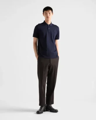 Tricou polo din piqué