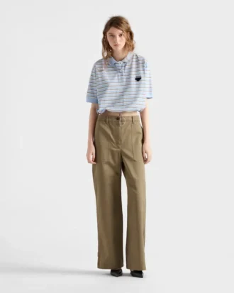 Tricou polo scurt cu dungi Tricou polo scurt cu dungi